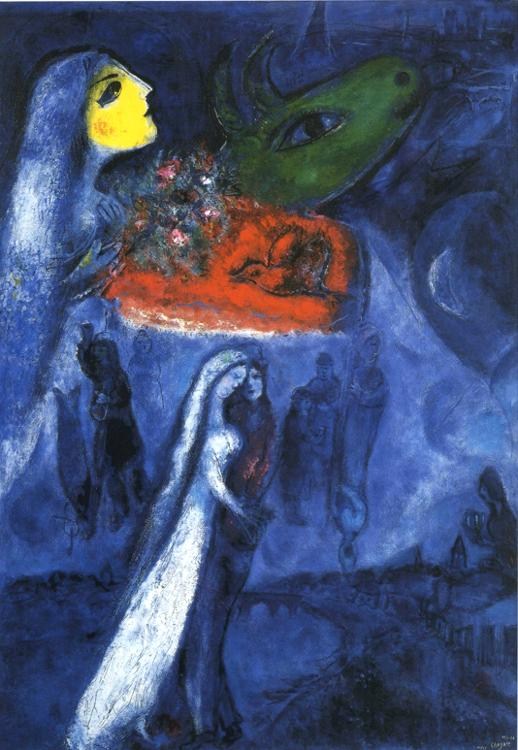 Marc Chagall On Two Banks